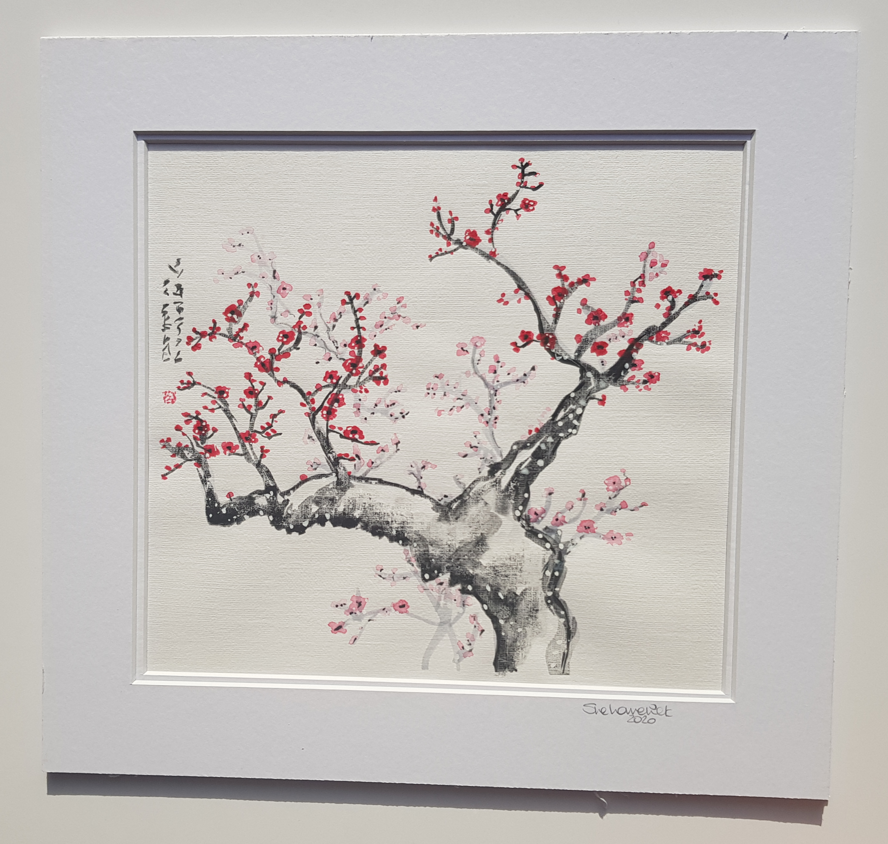 2020-15 Cherry Tree - mounted